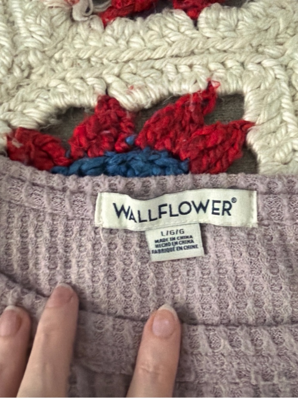 Wallflower Ribbed Top - Dusty Lavender - Picture 2 of 2